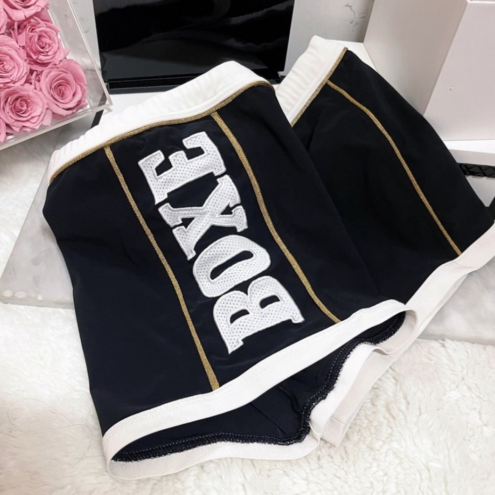 Dolce & Gabbana Y2K Dark Navy / Black BOXE Swim Shorts / Bottoms